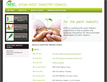 Tablet Screenshot of apic-paint.asia